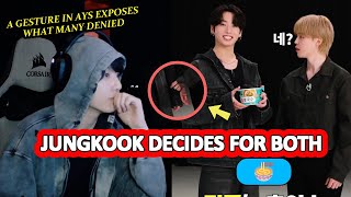 Today JIKOOK shows something DIFFERENT” 😱💘 And JUNGKOOK takes the FINAL WORD