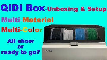 QIDI Box Unboxing and Printing