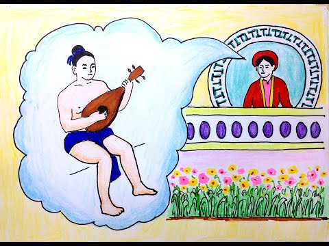 Video Vẽ tranh đề tài minh họa truyện cổ tích - Thạch Sanh - youtube