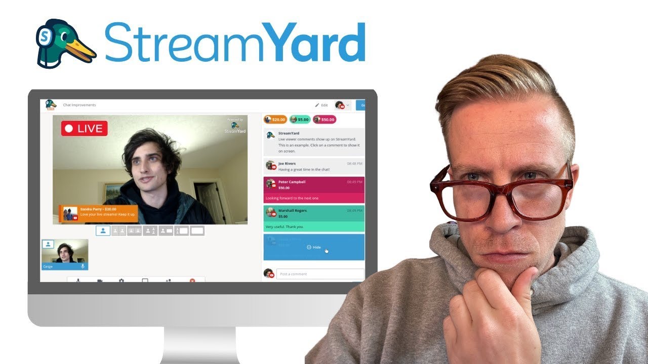 How to Live Stream with StreamYard - Go Live Tutorial - YouTube