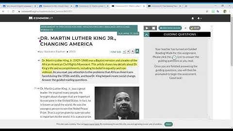 CommonLit Tutorial for Students