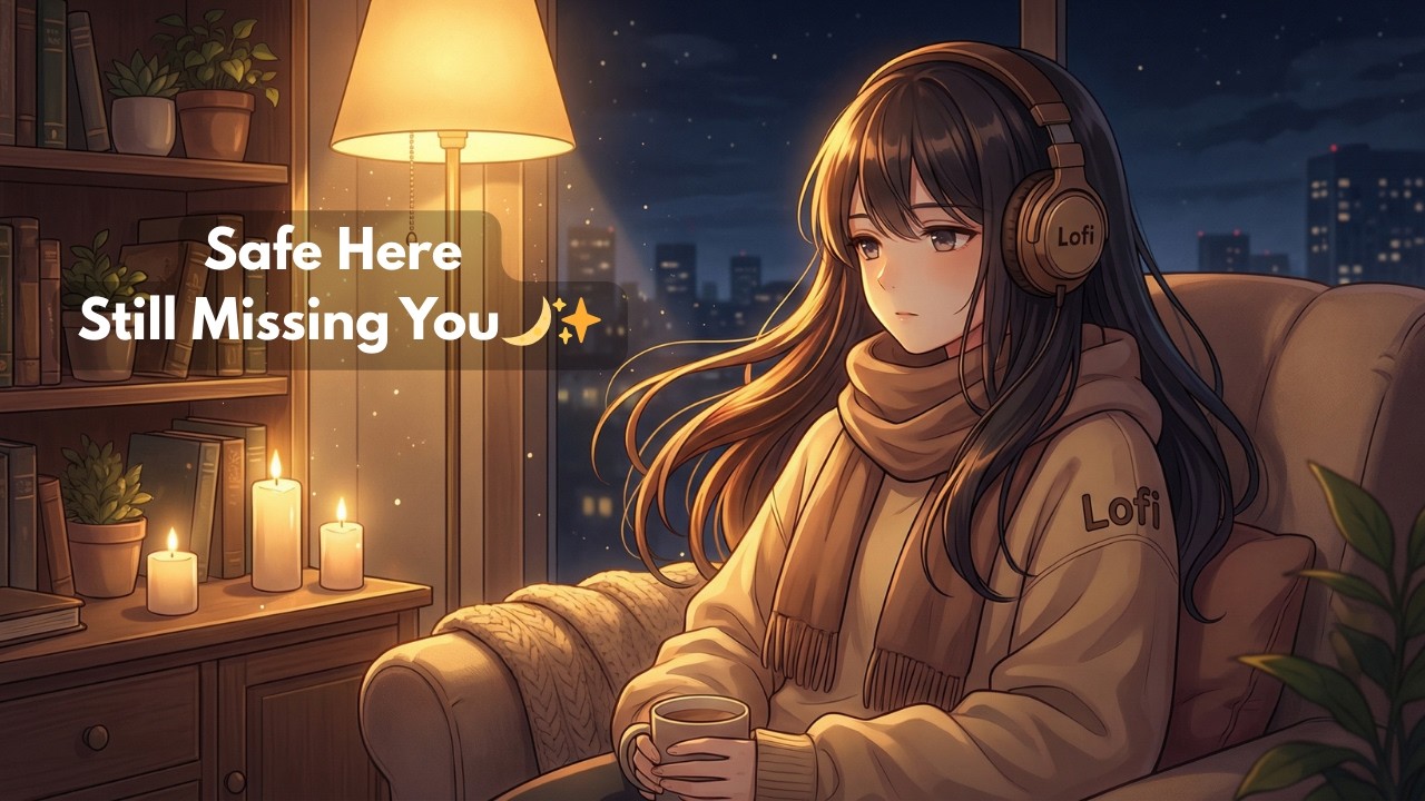 Sad but Cozy Lofi 🌙 Music for Cold Nights