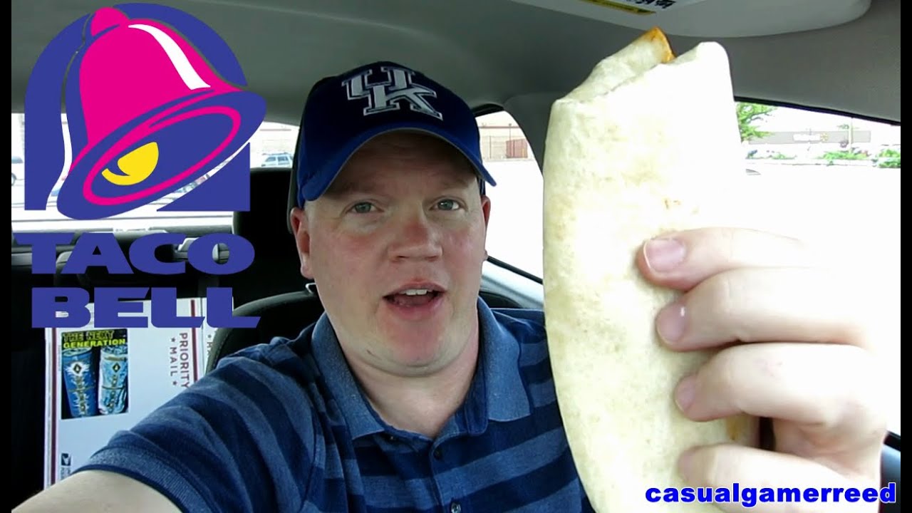 Reed Reviews Taco Bell Cheddar Habanero Quesarito YouTube