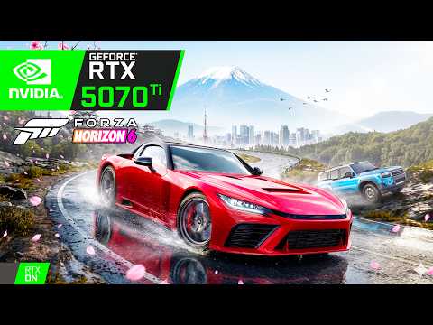 RTX 5070 Ti on Forza Horizon 6 (Max Settings RT ON) 4K, 1440p, 1080p