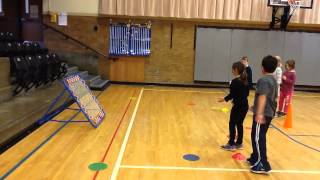 Van Meter Elem PE (Tchoukball Skills- Throw & Catch)
