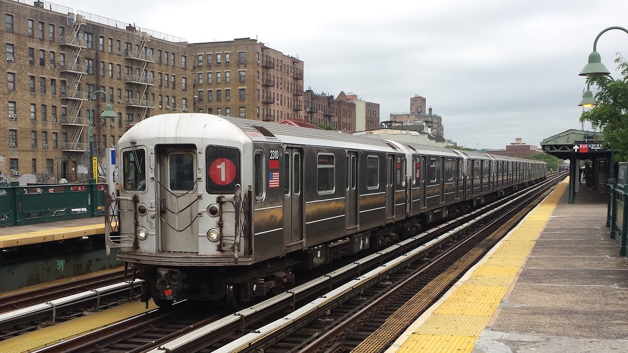 IRT Broadway Line Manhattan & 242nd Street Bound R62/A (1) Train 231st Street YouTube