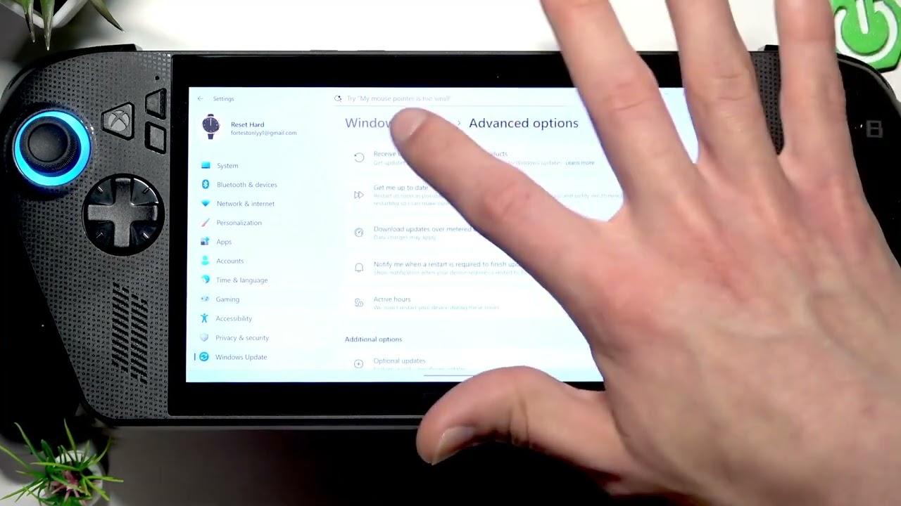 ASUS ROG Ally X – Cara Update Windows