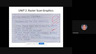 6th lecture 2  Raster Scan Graphics   DDA algo , program disscussion done by students