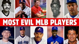 Top 21 MOST EVIL MLB PLAYERS Who Went From Fame To Prison