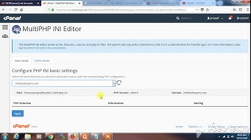How to increase max upload limit using php ini editor for cpanel