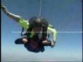 Stacey skydives