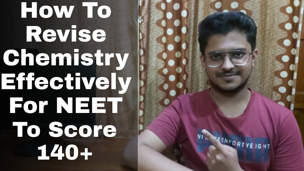 How to revise CHEMISTRY for NEET| Score 140+ in Chemistry| Last 20 days ...