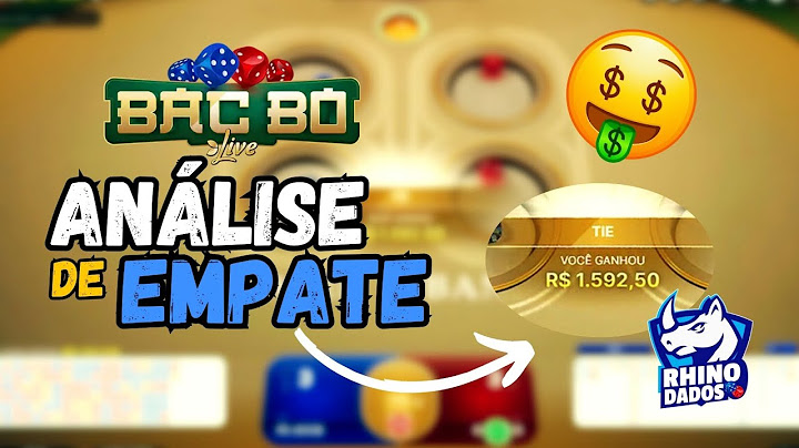 BAC BO - ESTRATEGIA DE EMPATE + ANALISE