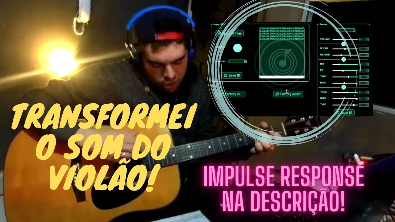 Aprenda timbrar cuvave no violão impulse response