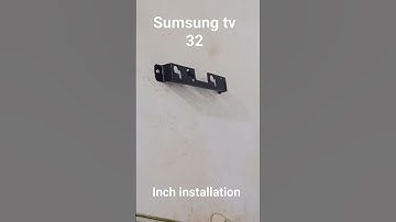 sumsung tv 32 inch TV installation #furniture #wiring #shortvideo #viral#tiktok#instagram#viralvideo