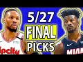 DRAFTKINGS NBA FINAL PICKS Thursday May 27th PICKS | NBA DFS PICKS 2021