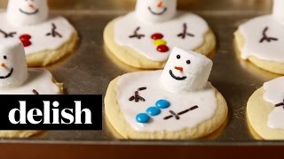 Melted Snowman Cookies | Delish