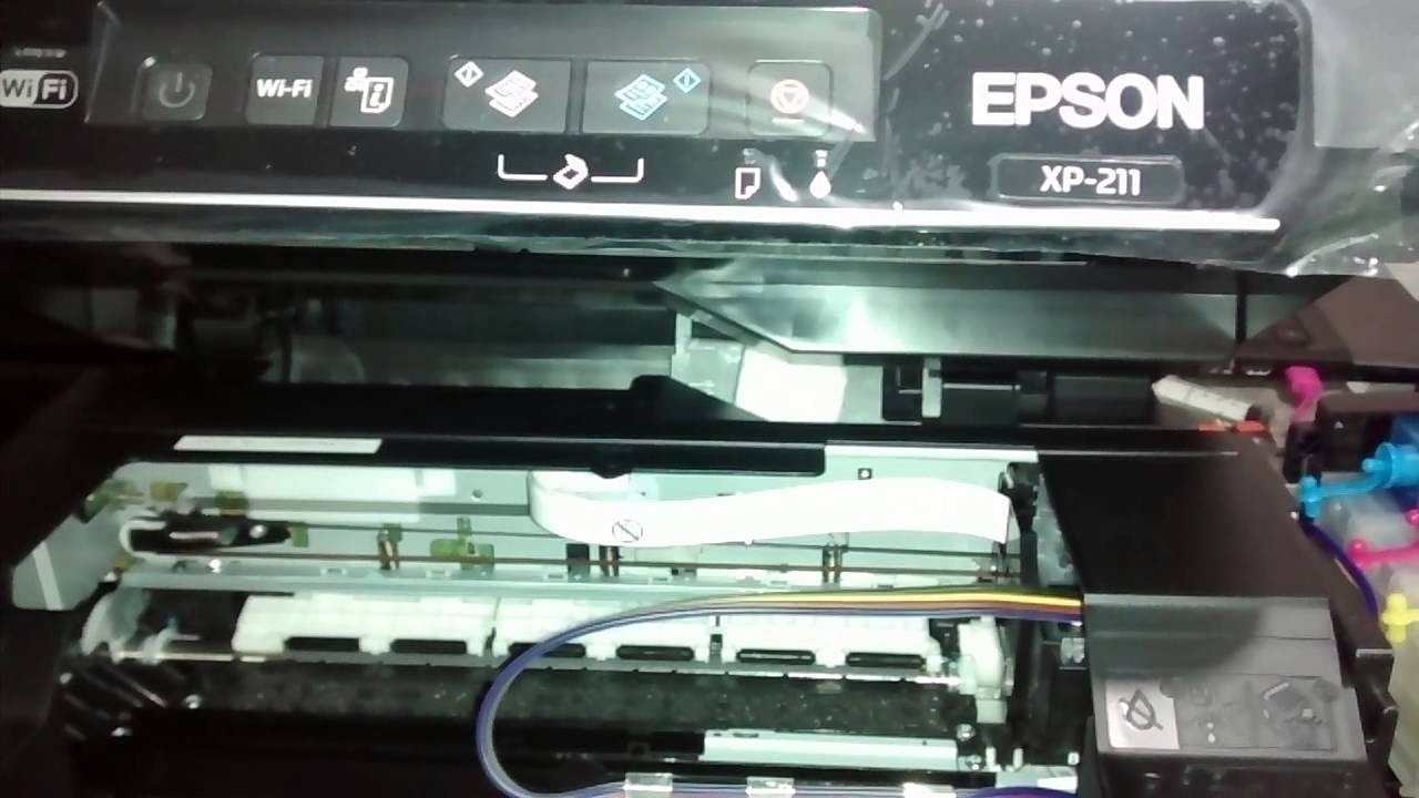 COMO COLOCAR LOS CARTUCHOS A UNA XP211 - YouTube