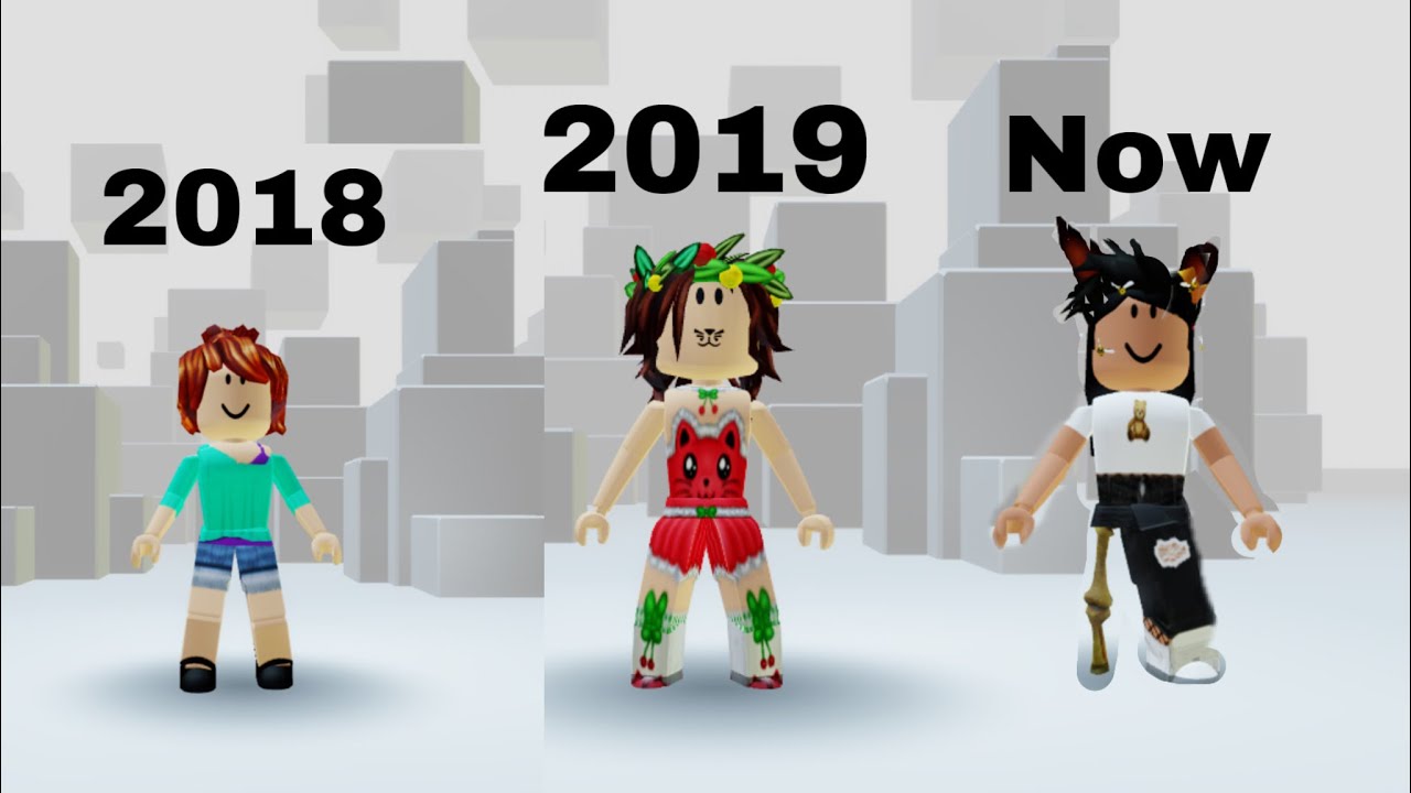 Roblox Avatar Evolution Thekitkitz Youtube - avatar evolution roblox girl