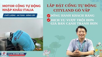 Lắp đặt và sửa chữa cổng tự động Gò Vấp bảo hành motor cổng 10 năm [cổng tự động New Day]|0833983399