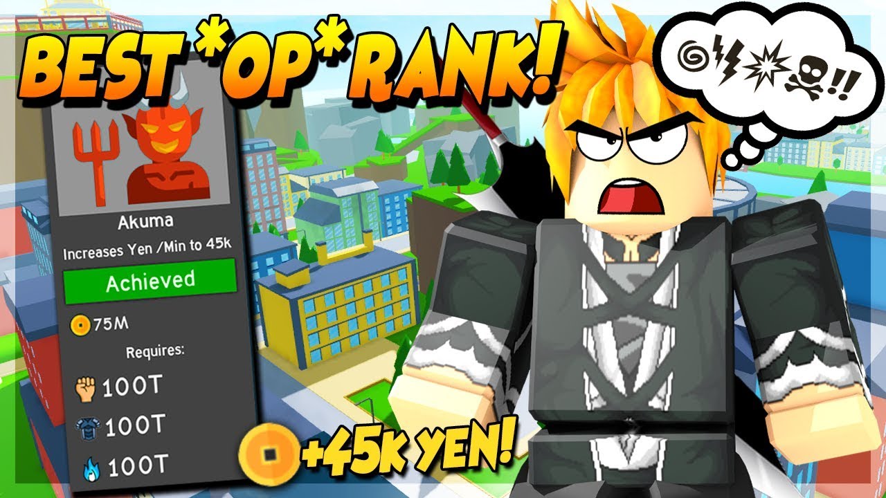 I Unlock Best Rank Akuma And Made Unlimited Yen In Anime Fighting Simulator Youtube - akuma top roblox