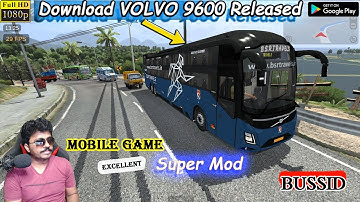 How to Download New Volvo 9600S 15mtr Bus Mod in Bus Simulator Indonesia Android in Telugu