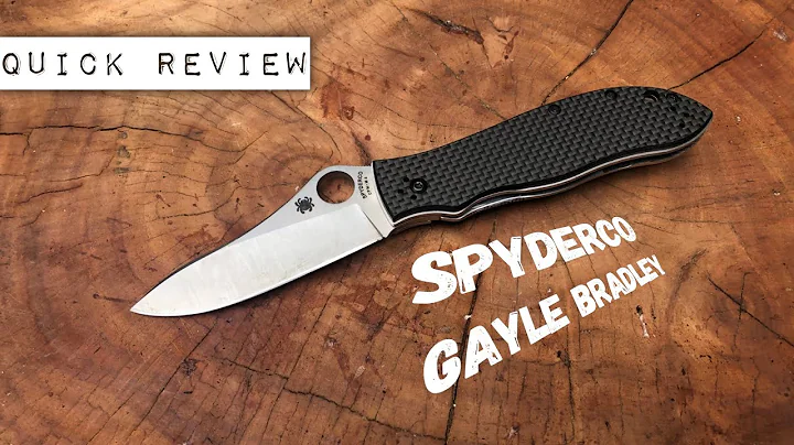 Spyderco Gayle Bradley Folder (Small Review)