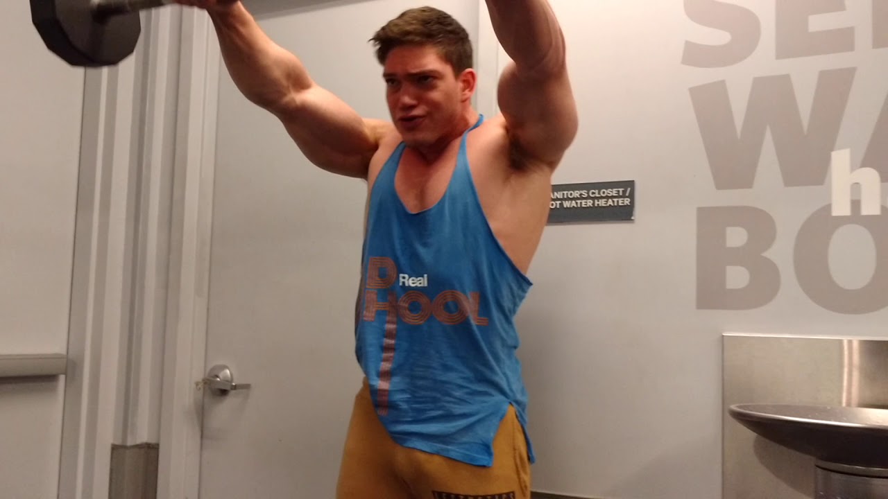  Straight Bar Front Raises