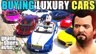 GTA5: MICHAEL BUYING LUXURY CARS FROM NEW SHOWROOM 🥳