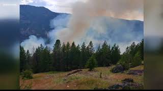 Level 3 evacuations ordered due to fire near Canadian border