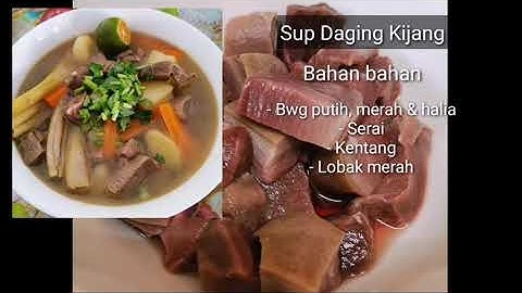 Masak Daging Kijang Paling Simple