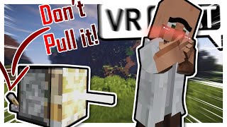 Minecraft Villager VS Piston - VRCHAT