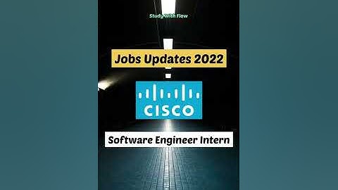 CISCO SOFTWARE ENGINEER INTERNS HIRING | CISCO HIRING FRESHERS | CISCO OFFCAMPUS RECRUITMENT 2022