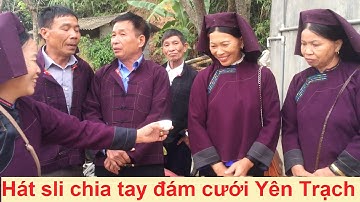 .Uống rượu hát sli chia tay đám cưới Yên Trạch