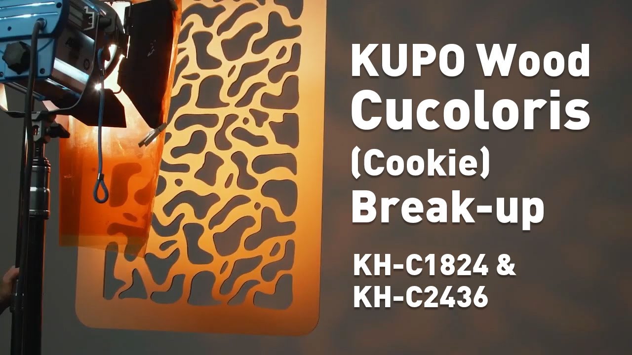 KUPO Wood Cucoloris (Cookie) Break-up (KH-C1824 & KH-C2436)