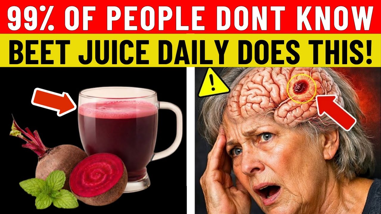 Beet Juice in the Morning: 12 Surprising Benefits Doctors Never Mention | Senior Health Tips