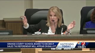 OCPS board to vote on sales tax extension