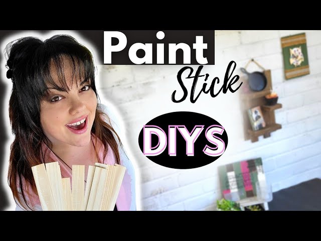 50+ Paint Stick Projects to Make  Paint stick crafts diy projects, Paint  sticks projects, Painted sticks diy