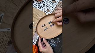 Making eyechips for blythe doll with me 🥰#blytheeyechip #blythedoll #browneyechipsforblythe #doll