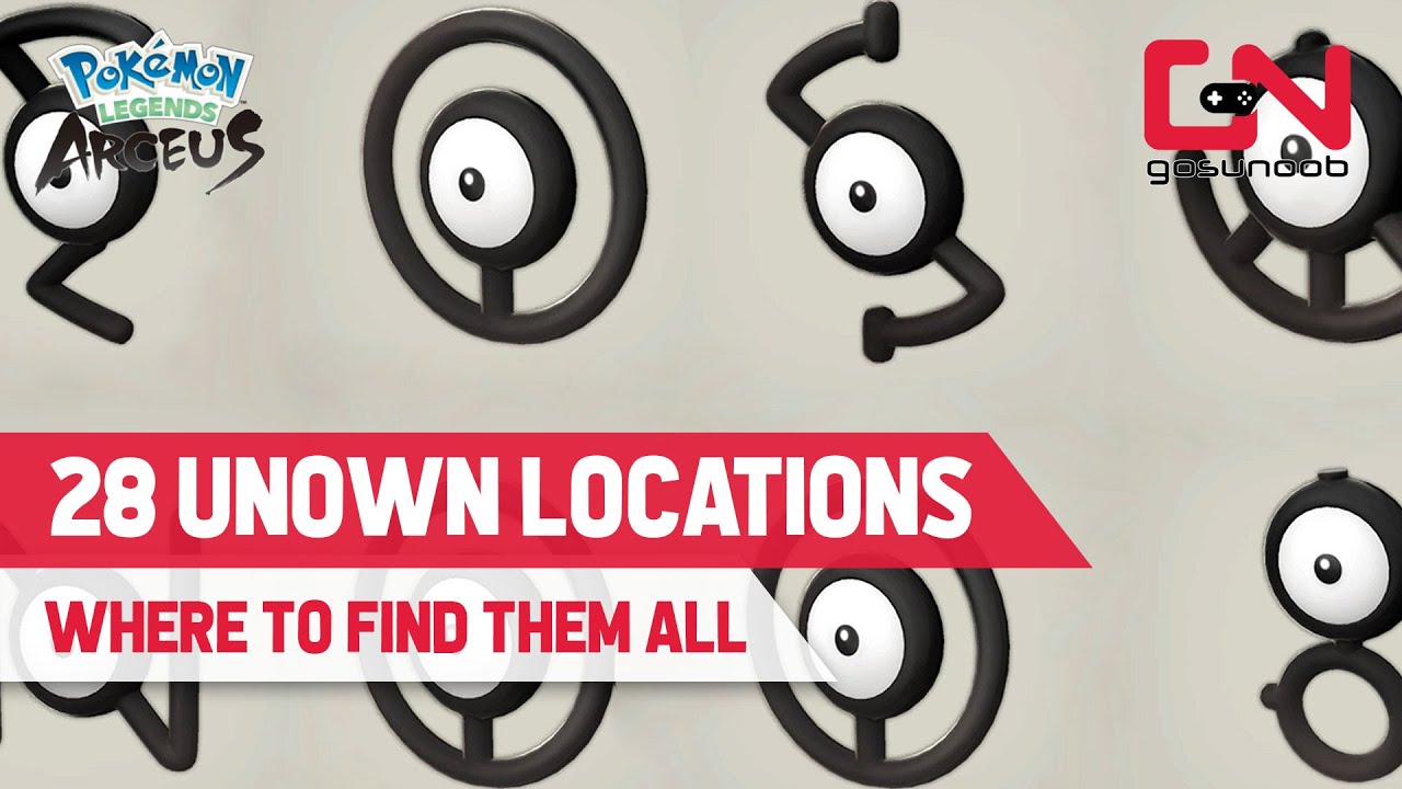 Pokémon Legends: Arceus' Unown locations: Where to find all 28