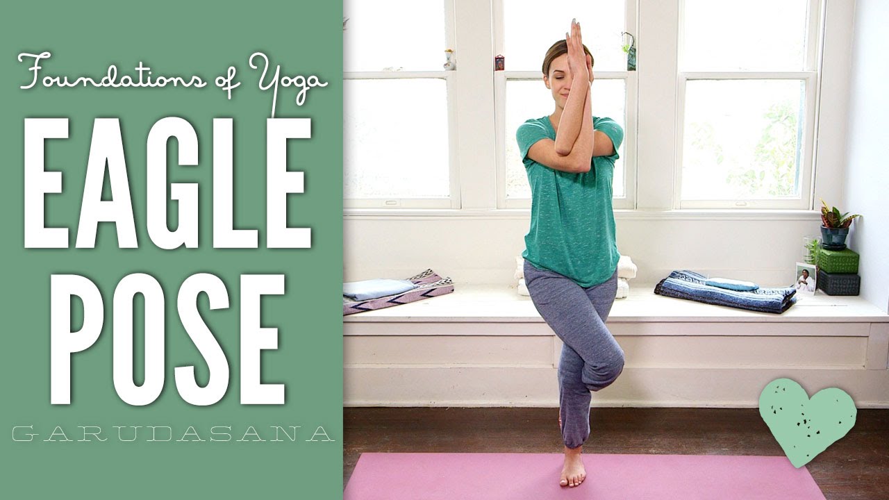 Bikram yoga eagle pose