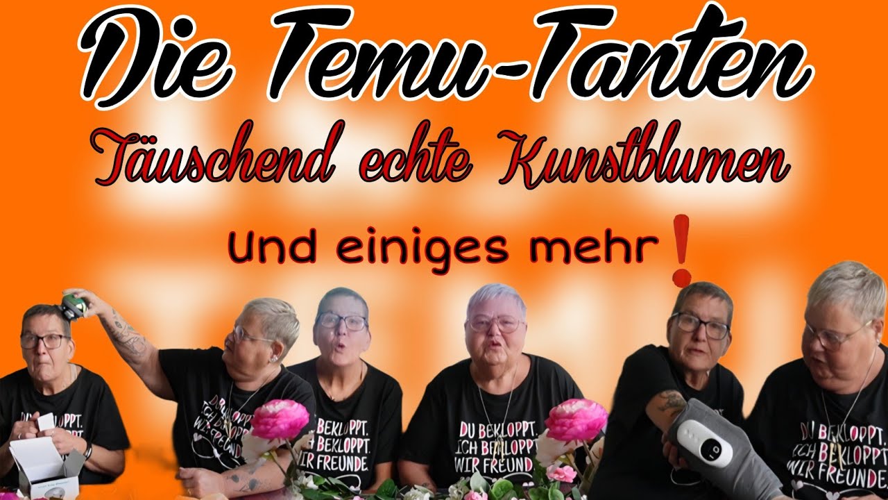 Die Temu-Tanten Kunstblumen täuschend echt 🫣und einiges mehr❗️