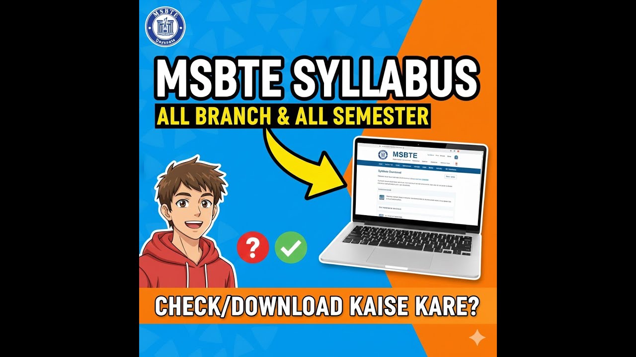 MSBTE Syllabus Check Kaise Kare? | All Branch & All Semester | Step-by ...