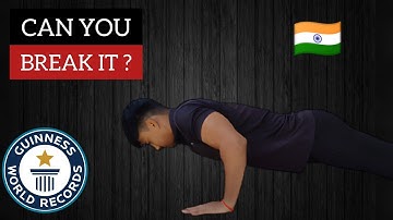 Most Push Ups In 30 Seconds World Record (PERFECT FORM 🇮🇳)