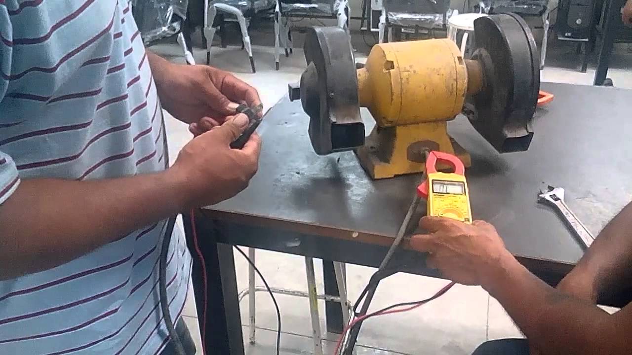 Mantenimiento a motores electricos motor para esmeril 1 parte - YouTube