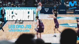 Movistar Estudiantes - ICG Força Lleida. LEB Oro. RESUMEN