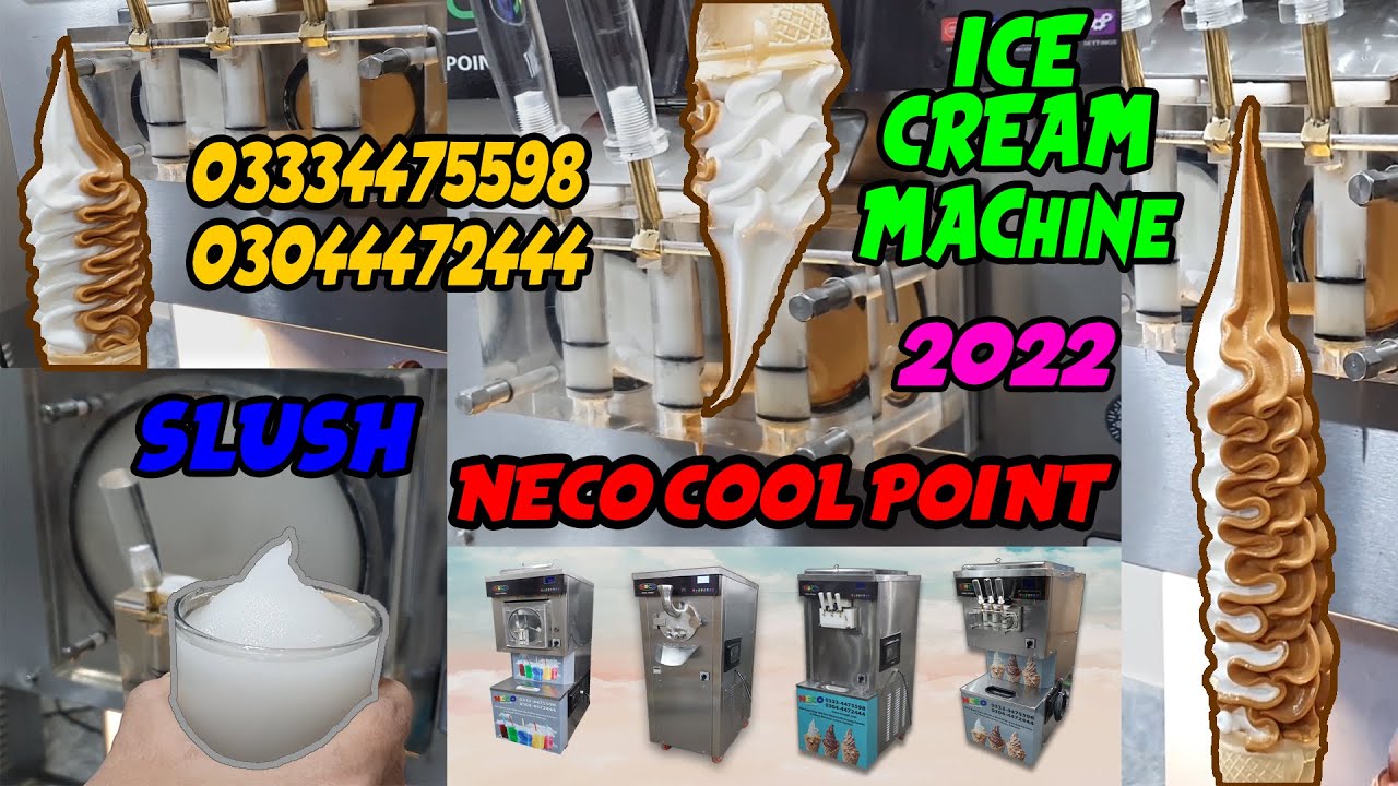 2022 Digital Ice Cream, Slush Machine | Demo Video | NECO Cool Point | 03334475598 , 03044472444