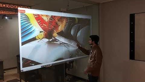 Rear Projection Touchscreen Display