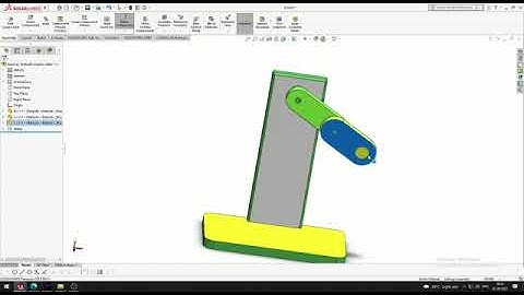 Double Pendulum Animation video in solidworks
