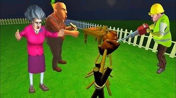 Scary Stranger 3D - Gameplay Walkthrough - New Levels Unlocked ( Android, ios )